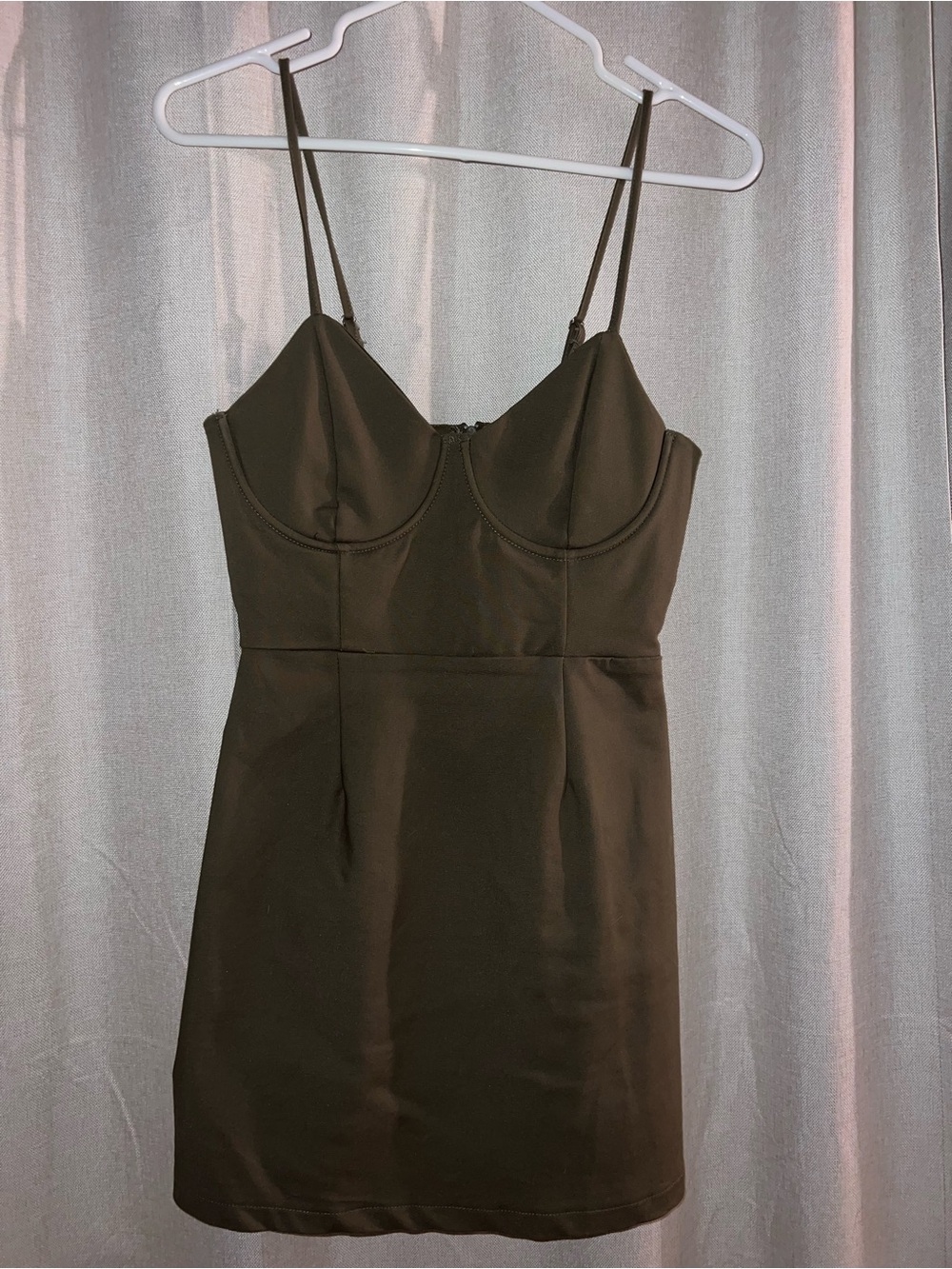 Charlotte Russe Olive Green Mini Dress